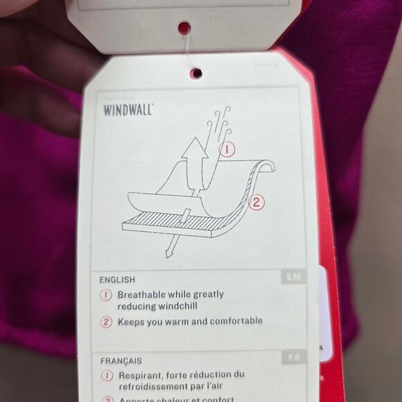 The North Face NWT Active Fit Canyonwall Full Zip Vest Large Pockets FuchsiaPink - Picture 5 of 6